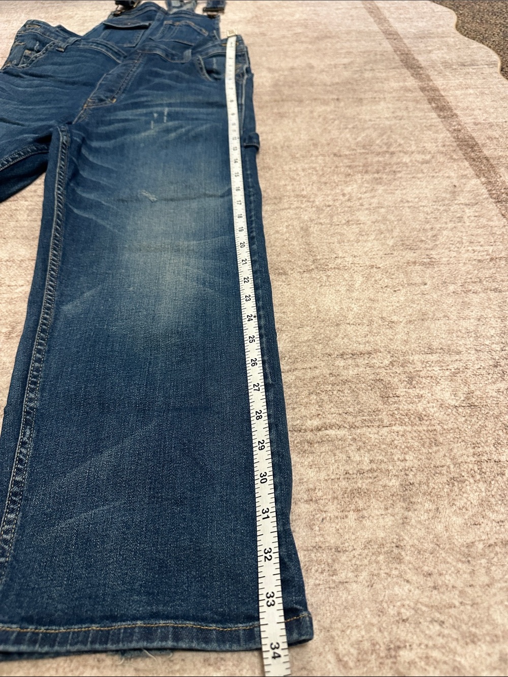 Pilcro Blue Denim Women’s Overalls - Picture 9 of 10